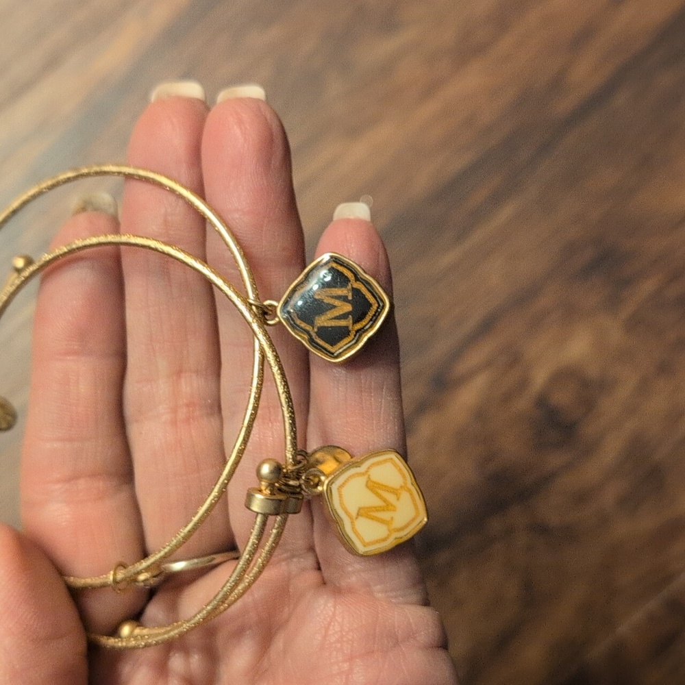 Source Unknown Gold Initial Charm Bracelets - image 2